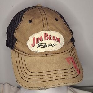 Jim Beam Racing Tan and Black Hat